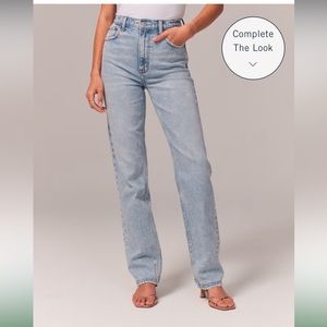 Ultra High Rise 90s Straight Jean - light wash